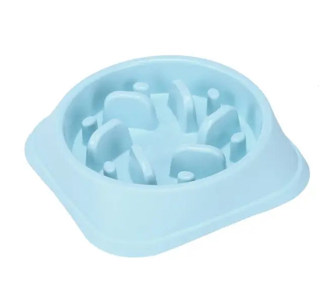 Interactive Pet Slow Feeder Bowl for Fast Eaters