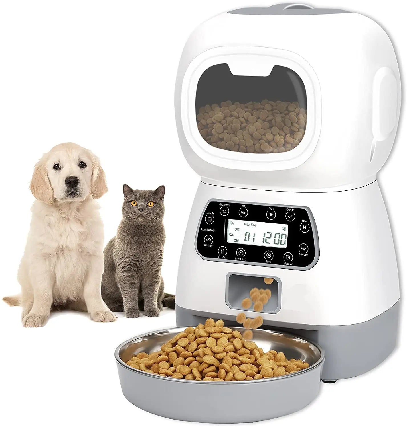 Smart Automatic Pet Feeder with Timer Control
