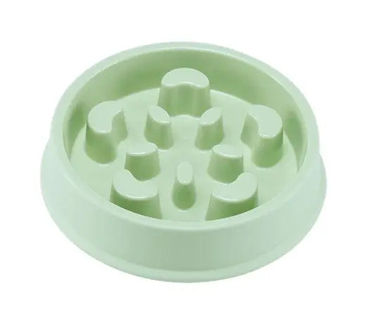 Interactive Pet Slow Feeder Bowl for Fast Eaters