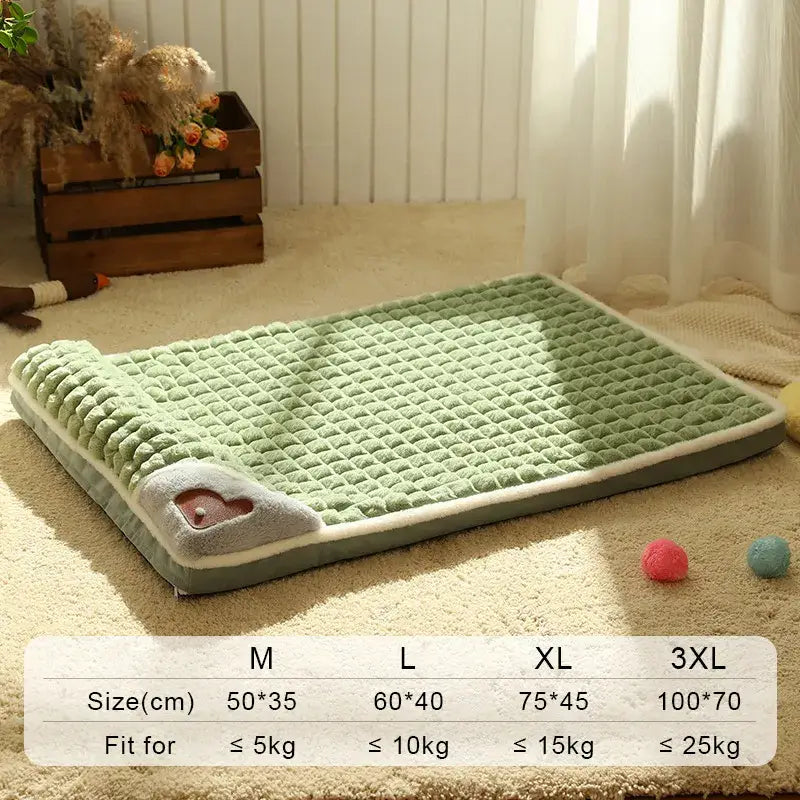 Pet-Friendly Warm Sofa Bed with Removable Cover