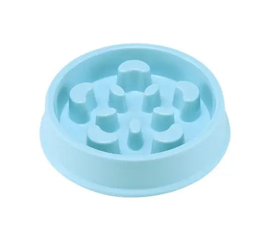 Interactive Pet Slow Feeder Bowl for Fast Eaters