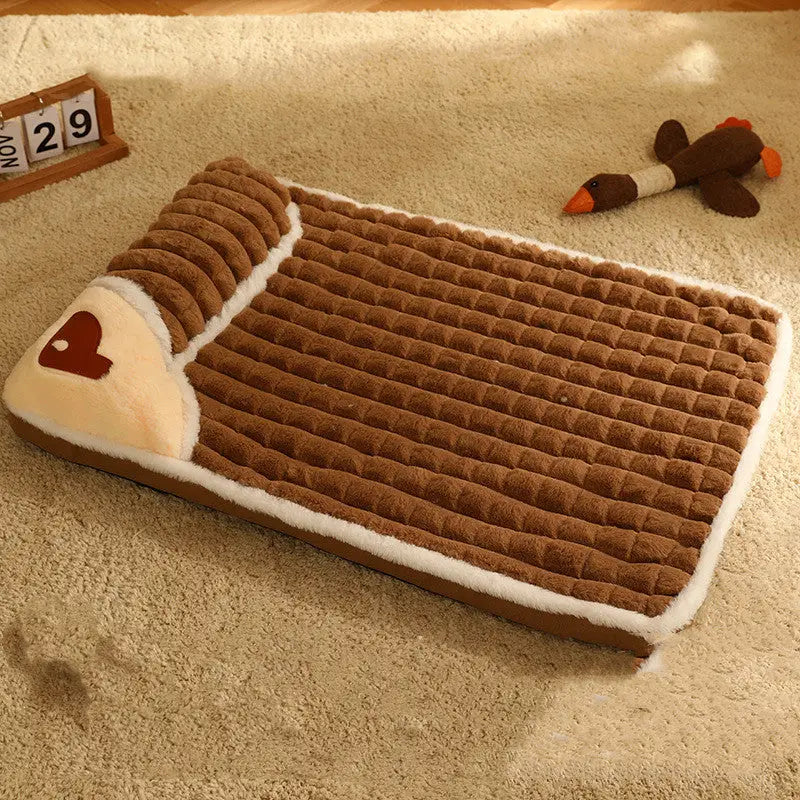 Pet-Friendly Warm Sofa Bed with Removable Cover