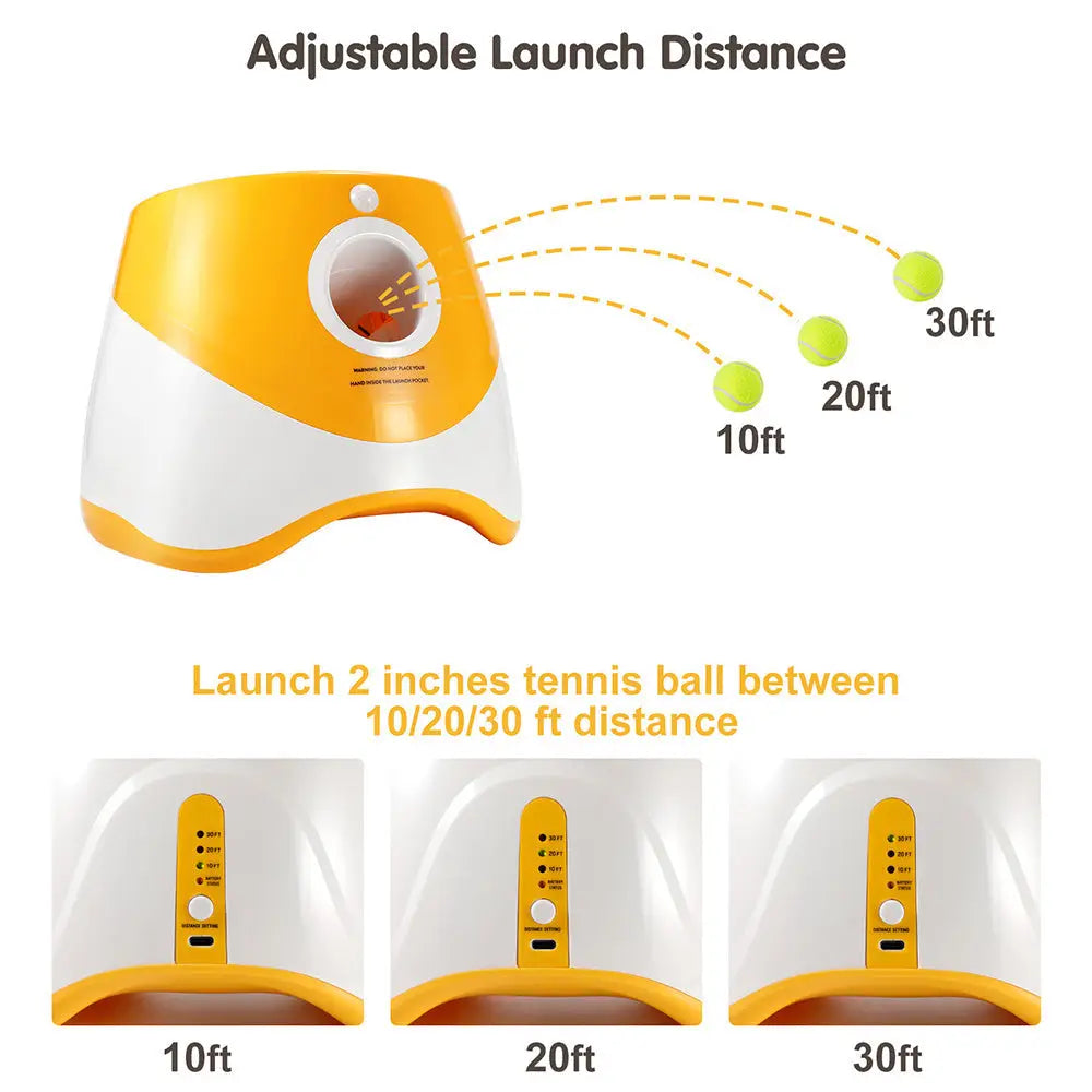 Portable Automatic Dog Ball Launcher for Backyard Use