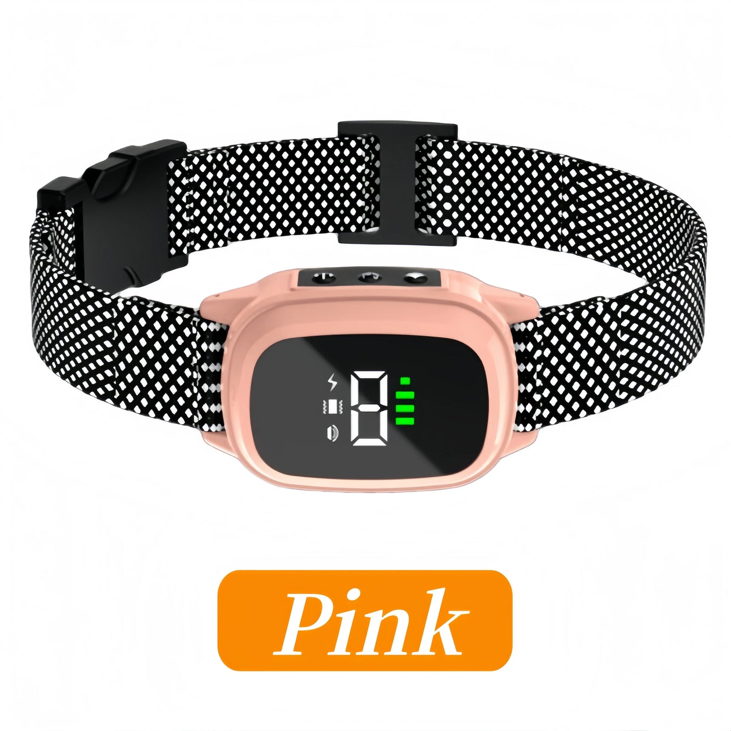 Smart Anti-Bark Dog Collar - HD Display, Rechargeable, Waterproof IP67 Bark Control for All Breeds