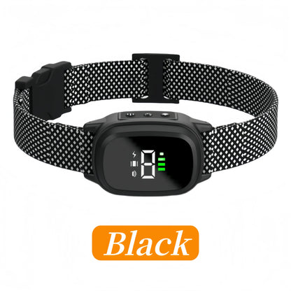 Smart Anti-Bark Dog Collar - HD Display, Rechargeable, Waterproof IP67 Bark Control for All Breeds