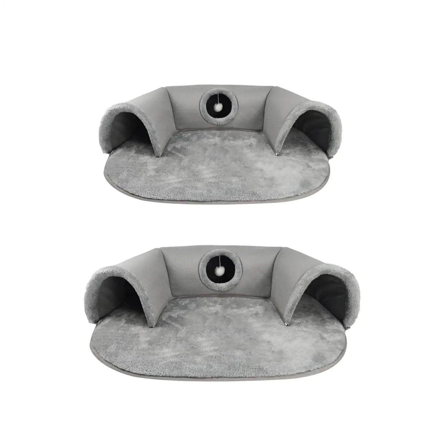 CozyPlaid Tunnel: Play, Hide & Stay Warm!