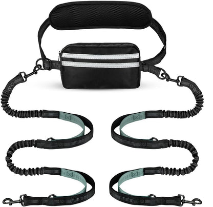 Walk Free: Hands-Free Dog Leash with Zipper Pouch