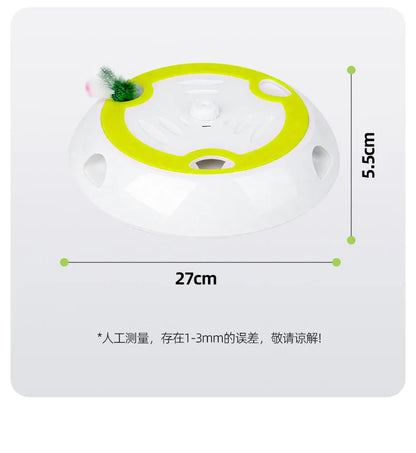 WhiskerWhirl™ – Automatic Cat Teaser & Stress Reliever