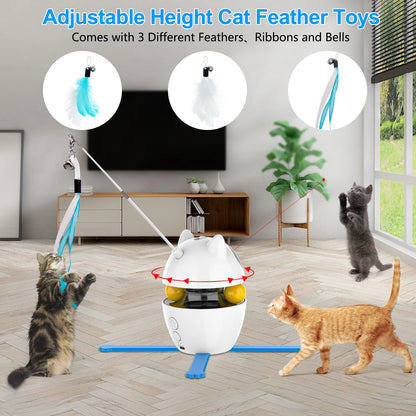 PawGlow 3-in-1 Cat Toy – Chase, Pounce & Play!