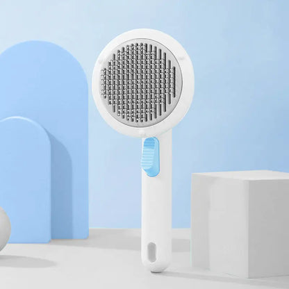 Ergonomic Pumpkin Pet Brush for Daily Grooming Routine
