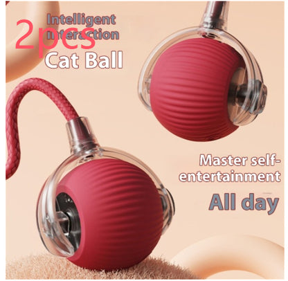 Electric Cat Toy Automatic Cat Ball Self-entertainment Rolling Ball