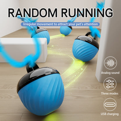 Cat Teasing Ball Self-Hi Relieving Stuffy Cat Toy